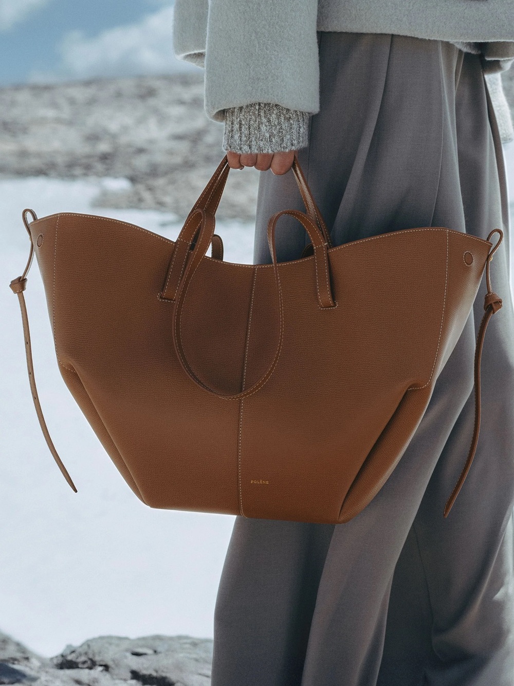 Polène Cyme Edition Textured Camel (Large) - Picture 2 of 10